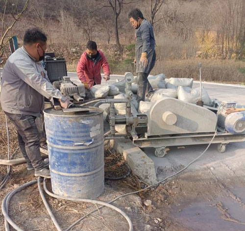 酉阳路面下沉注浆